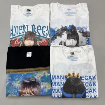 마네키 케차 티셔츠 4장 묶음 판매 낱개 판매 불가