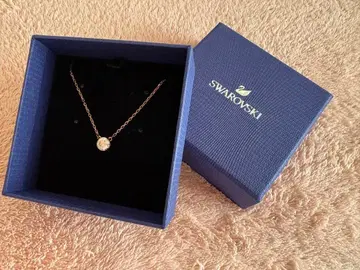 Swarovski 골드 크리스탈 목걸이