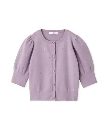 스나이델 핫핏 컴팩트 가디건 라벤더