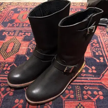 God&Bless 천연 가죽 엔지니어 부츠 30cm