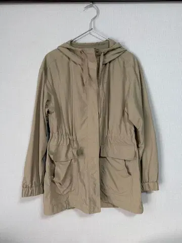 베이지 후드 부착 마운틴 후드티(untitled) 사이즈 1호 S 사이즈