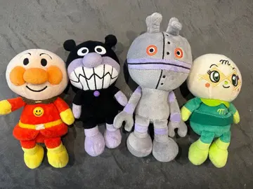 호빵맨 봉제 인형 4체 세트