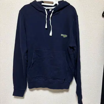LACOSTE 네이비 후드 부착 후드티 US XS