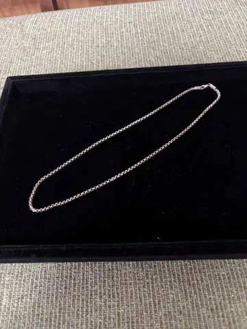 실버 체인 목걸이 925