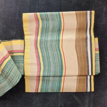 다색 스트라이프 나고야 오비 만들기 오비