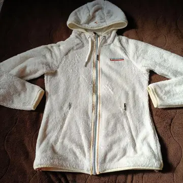 피크 퍼포먼스 플리스 후드 자켓 화이트