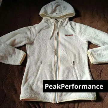 Peak Performance 플리스 자켓 S 아웃도어 화이트