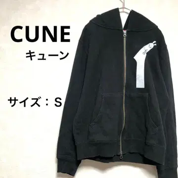 [새상품급] CUNE 후드티 블랙 S 사이즈 기타