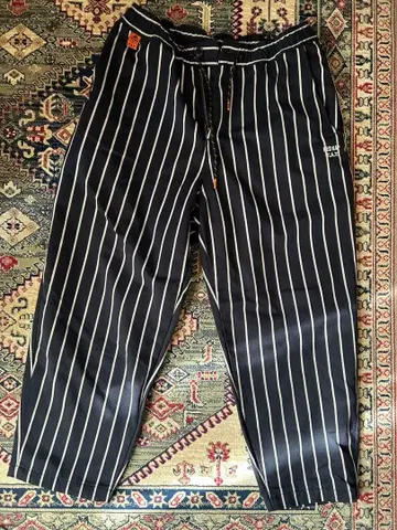 F.A.T. THREEKAP 스트라이프 와이드 팬츠