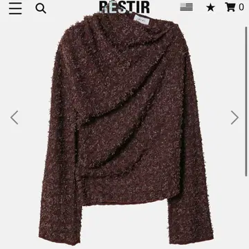 [새상품급] IRENE 아이레네 tweed knit tops 니트