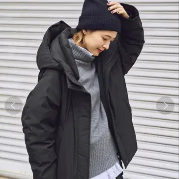 새상품급! Spick & Span 발수 후디드 다운 34