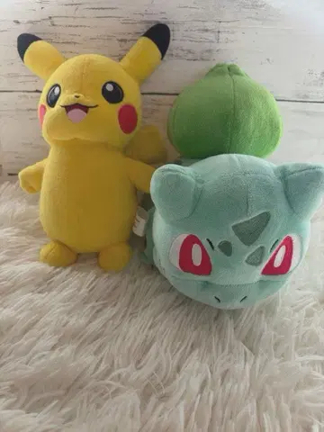 포켓몬 센터 봉제 인형 묶음 판매 피카츄 이상해씨