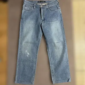 Wrangler 랭글러 스트레이트 데님 블루 34