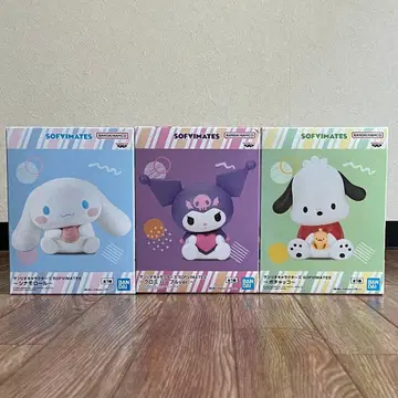 [ 미개봉 ] 산리오 캐릭터즈 SOFVIMATES 피규어 3체 세트
