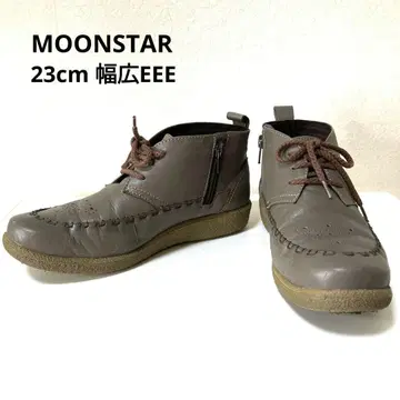 문스타 SPORTH 숏부츠 브라운 23cm 3E 와이드핏