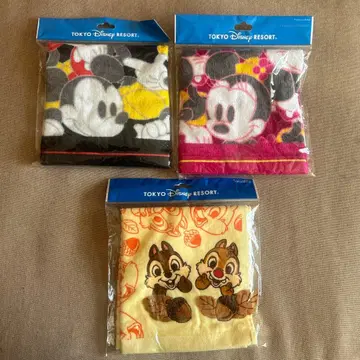 도쿄 디즈니 리조트 캐릭터 타월 3개 세트