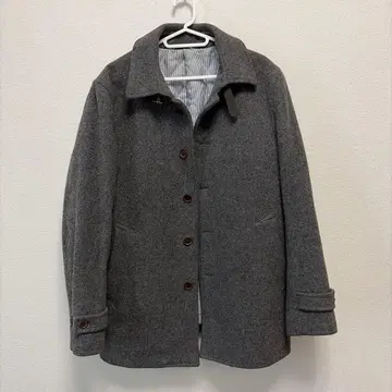 SHIPS JET BLUE 피 코트 L 사이즈 그레이