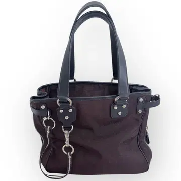 발리 핸드백 브라운 토트백 심플 확장 가능