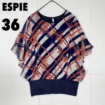 ESPIE 에스피에 (36) 올 패턴 쉬폰 블라우스