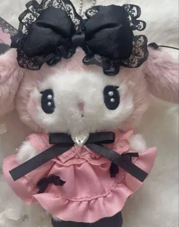 마이멜로디 핑크 리본 키링