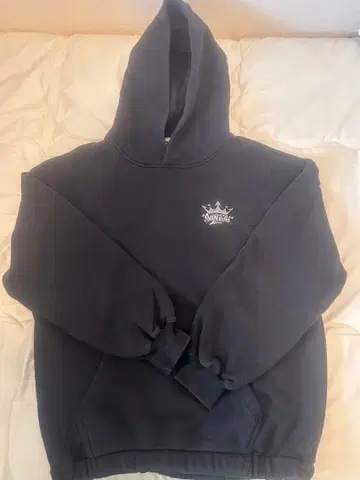 9090 킹 로고 후드티