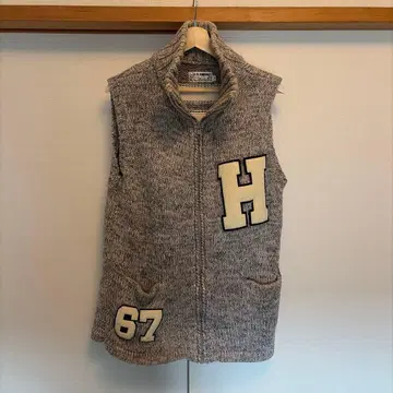 H.A. MARKET 그레이 니트 베스트