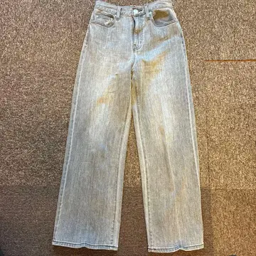 PLST 플라스테 하이라이즈 스트레이트 청바지 XS