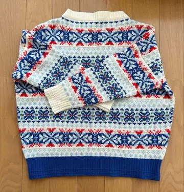 맥피 페어아일 패턴 니트 스웨터 TOMORROWLAND