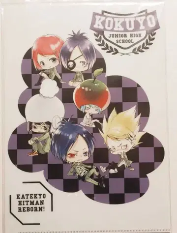 가정교사 히트맨 REBORN! 블랙 편 클리어 파일 미사용 새상품
