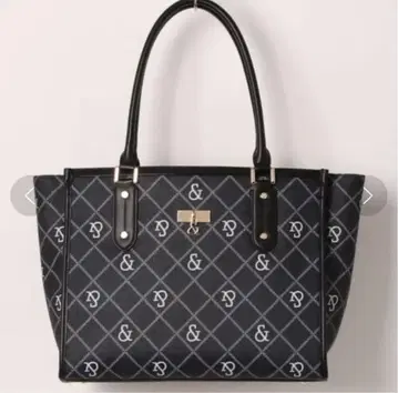 [ PINKY&DIANNE ] 핑키앤다이안 크로스 데님 패턴 토트백