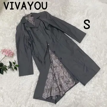 비바유 VIVAYOU 트렌치코트 다크 그레이 [ S ] 아우터 겉옷