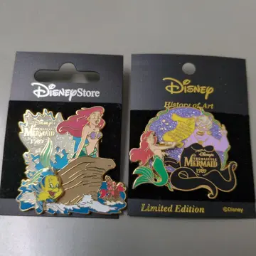 인어공주 아리엘 어슐러 핀 배지 LE