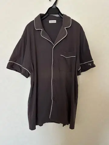 다크 그레이(차콜) 파자마 반팔 & 숏팬츠 세트