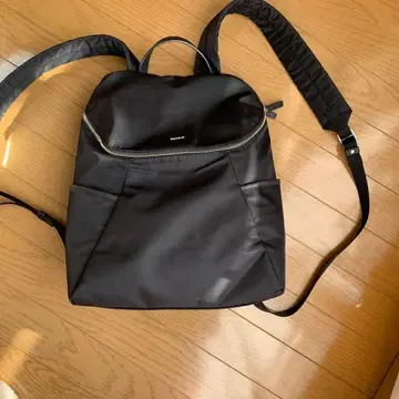 agnis b. 블랙 럭색 숄더백