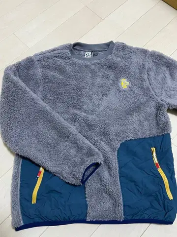 [ CHUMS ] 엘모 플리스 그레이 네이비