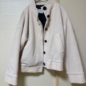 demi-luxe beams 코듀로이 안감 퀼팅 블루종