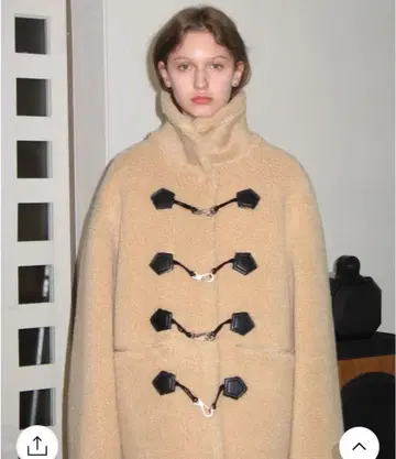 SINOON 시누운 코트 오버코트 더플 코트 베이지