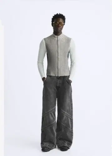 zara 라이더스 배기 데님 EUR44 완판템