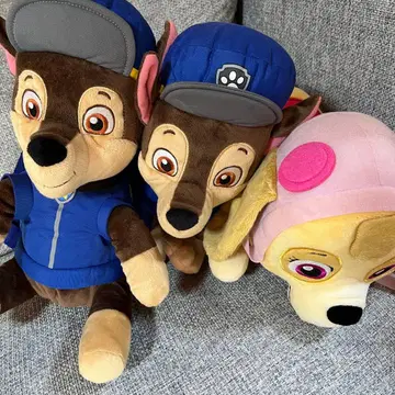 파우 패트롤 봉제 인형 세트