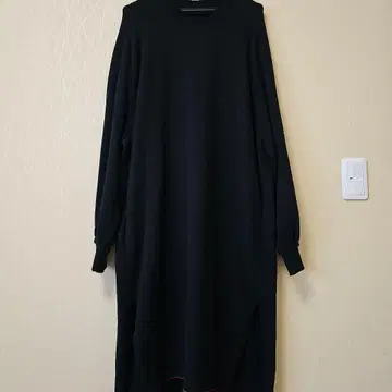 Y's 블랙 긴팔 티셔츠 원피스