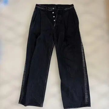 sublations 2TUCK WIDE DENIM PANTS