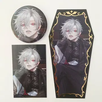 니지산지 쿠츠하 사진풍 카드 랜덤 캔뱃지 히트맨