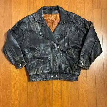 따뜻하다! 멋지다! 충전솜 더블 가죽 자켓 라이더 자켓