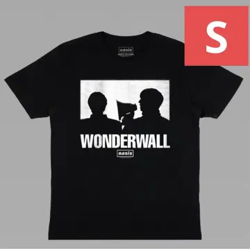 S 사이즈 Oasis Wonderwall Silhouette T-s