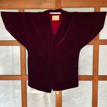 고급스러움 일본 의류 코트 겉옷 벨벳 벨로아 독일제 쇼와 레트로