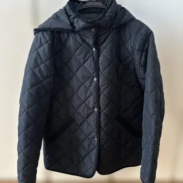 BEAMS HEART 블랙 퀼팅 자켓 M