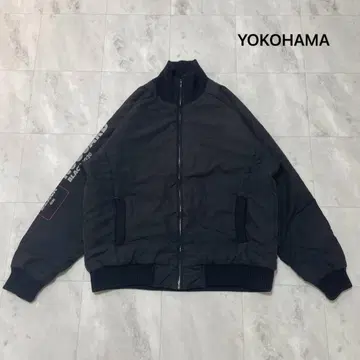 요코하마 타이어 iceGUARD 워크 자켓 기업 지퍼 점퍼 충전솜