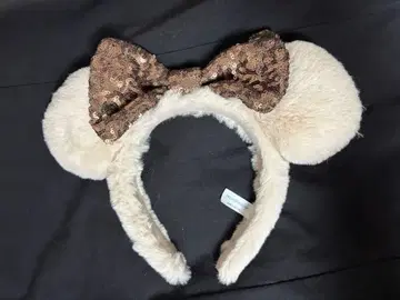 미니 머리띠 스팽글 리본 포함 복슬복슬