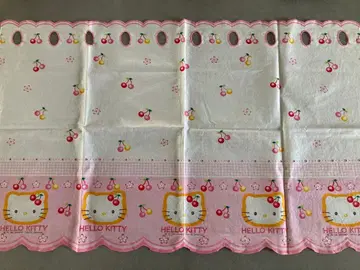 초레어! 레어! 헬로키티 카페 커튼 당시 물품