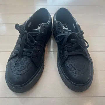 컨디션 최상! VANS 스니커즈 블랙 레오파드 25.5cm